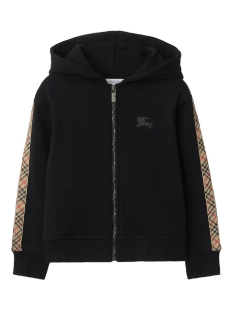 Burberry Kids Felpa con cappuccio e zip