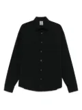 Rhun long-sleeve button-up shirt - Black