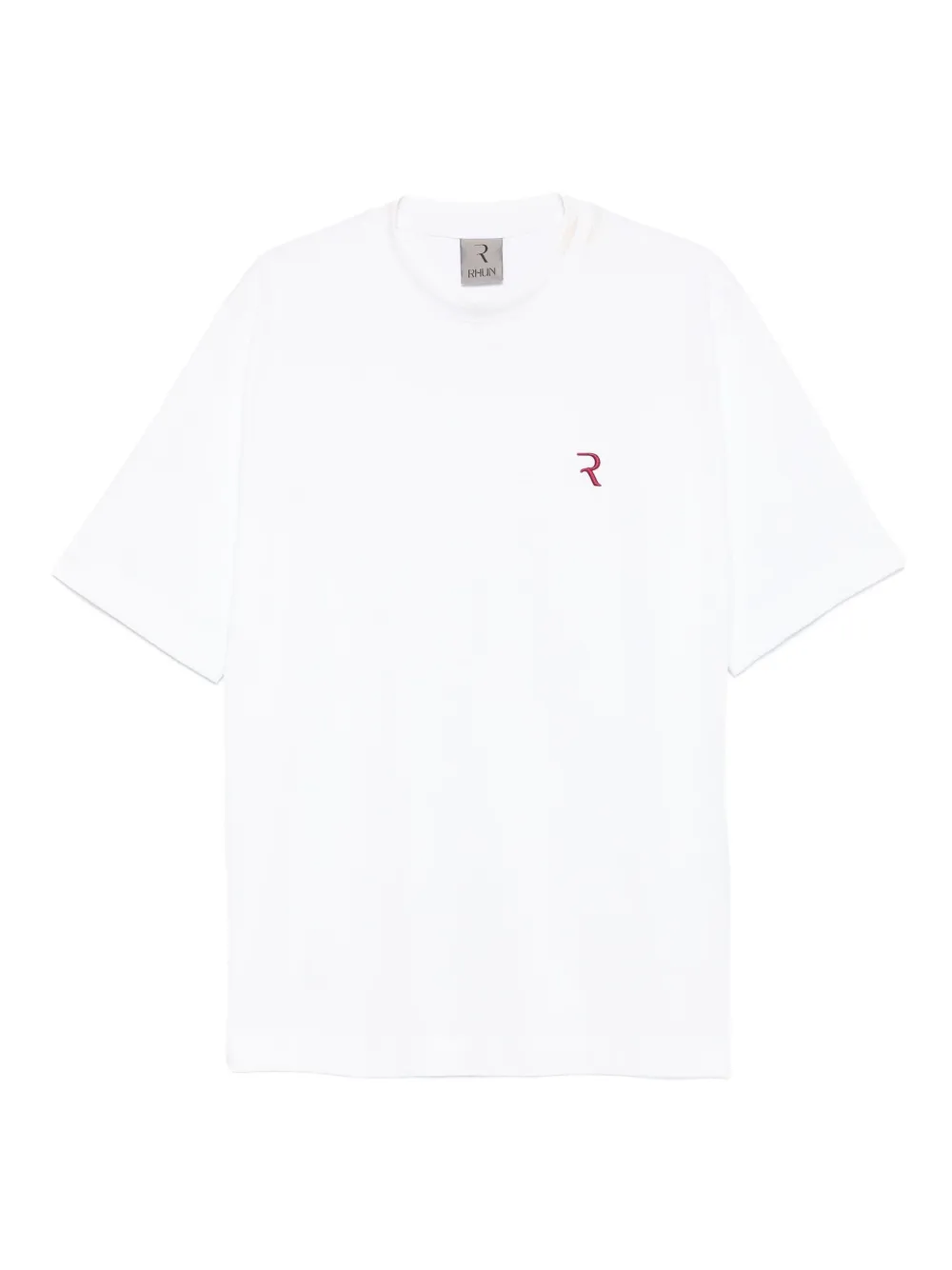 logo-embroidered T-shirt