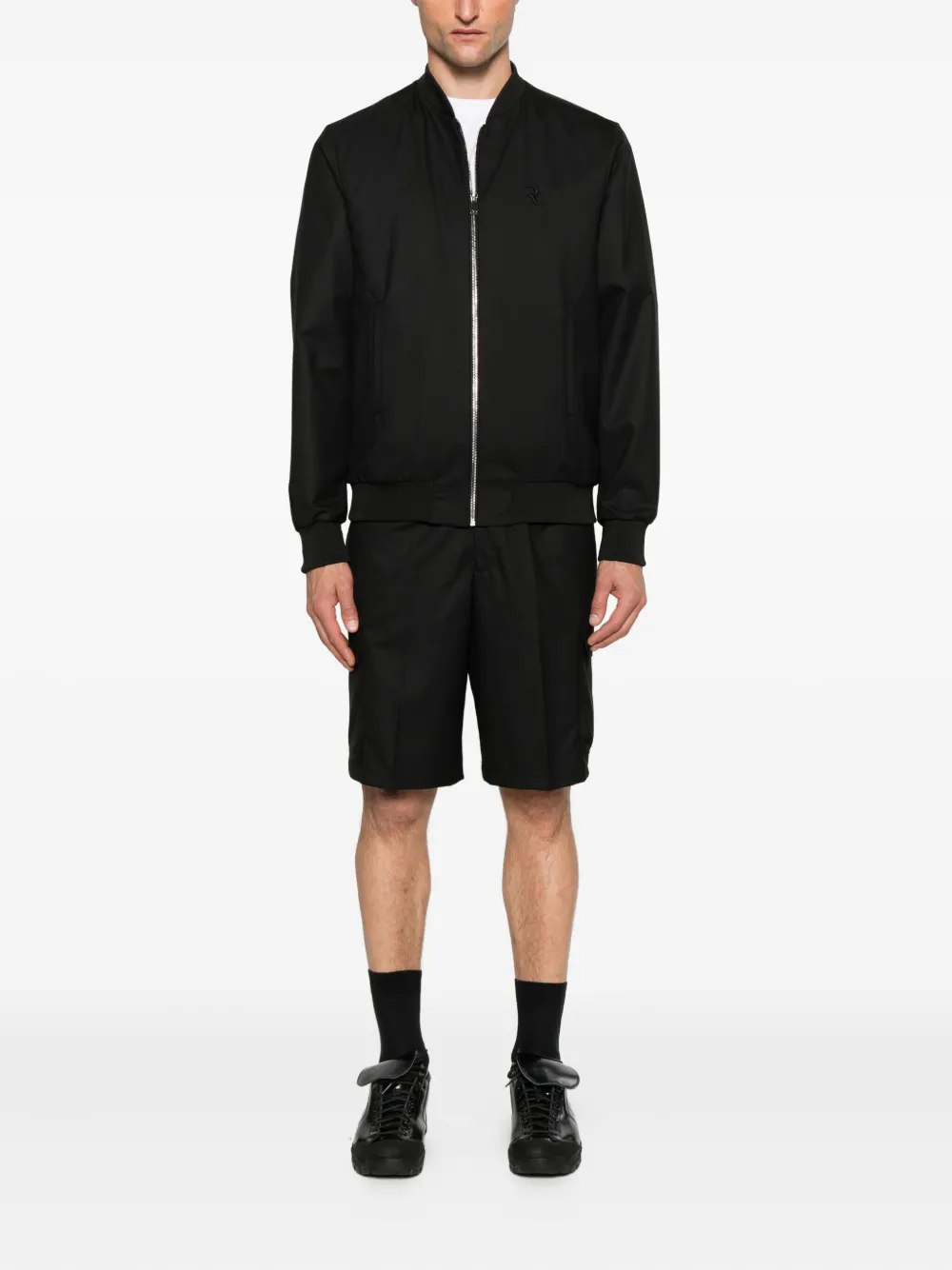 Rhun logo-embroidered zip-up bomber jacket | Bomber Jackets | Image 2