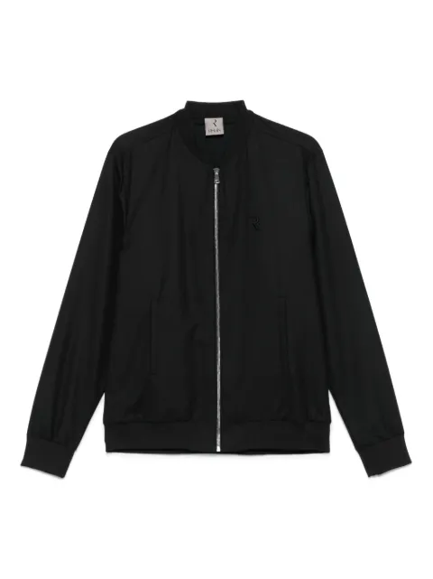Rhun logo-embroidered zip-up bomber jacket