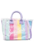 MC2 Saint Barth Kids Colette fringed beach bag - Purple