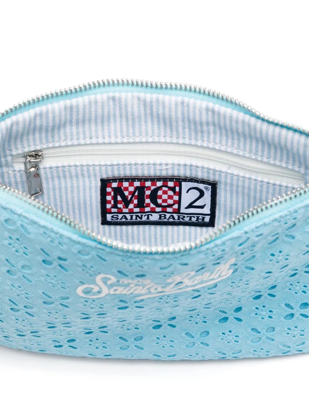 MC2 Saint Barth Kids Kleine Vanity shopper Blauw