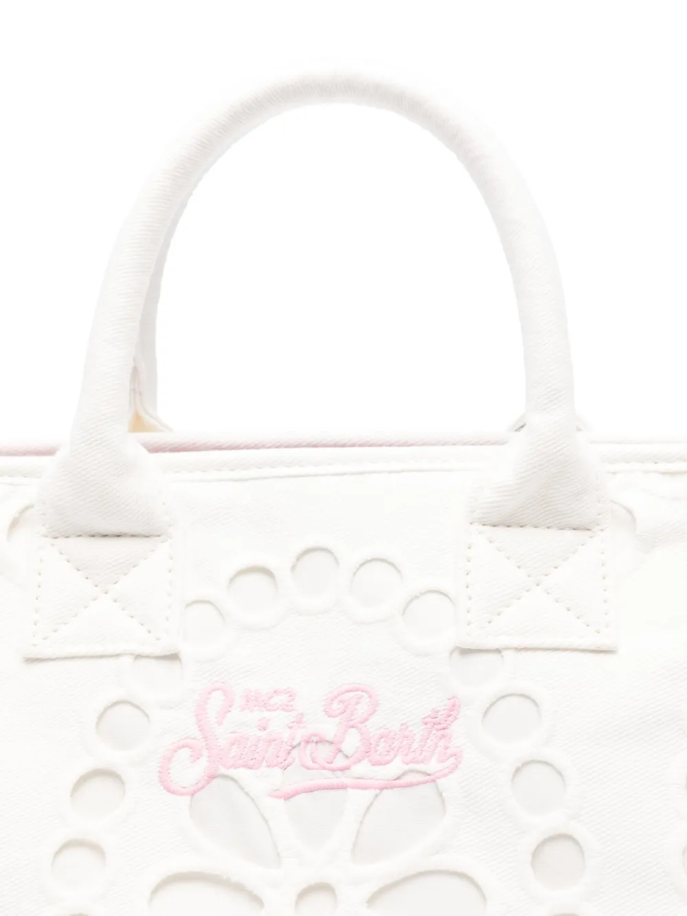MC2 Saint Barth Vanity Volant shopper Wit