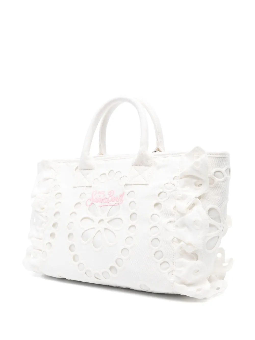 MC2 Saint Barth Vanity Volant shopper Wit