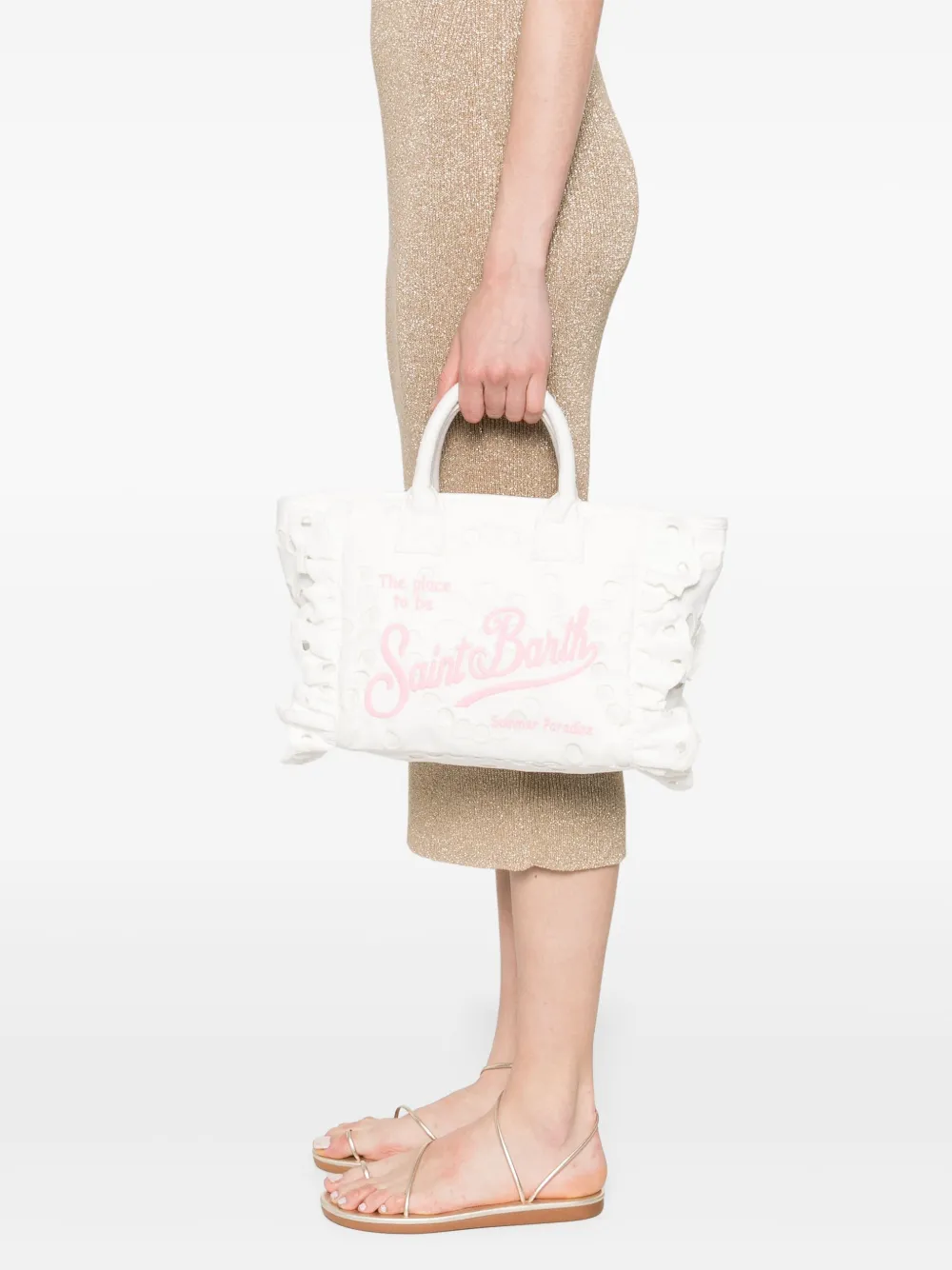 MC2 Saint Barth Vanity Volant tote bag - Wit