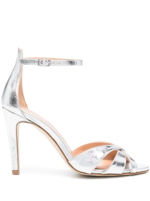 The Seller 100mm leather sandals