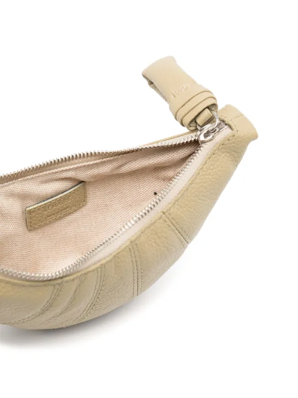 Chalk Croissant Coin Purse Necklace | LEMAIRE