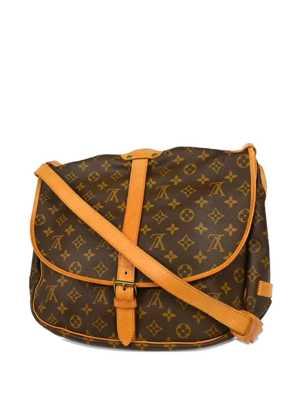Pre-owned Louis Vuitton 1989 Saumur 35 Messenger Bag