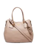 Prada Pre-Owned 2010-2020 logo-lettering handbag - Neutrals