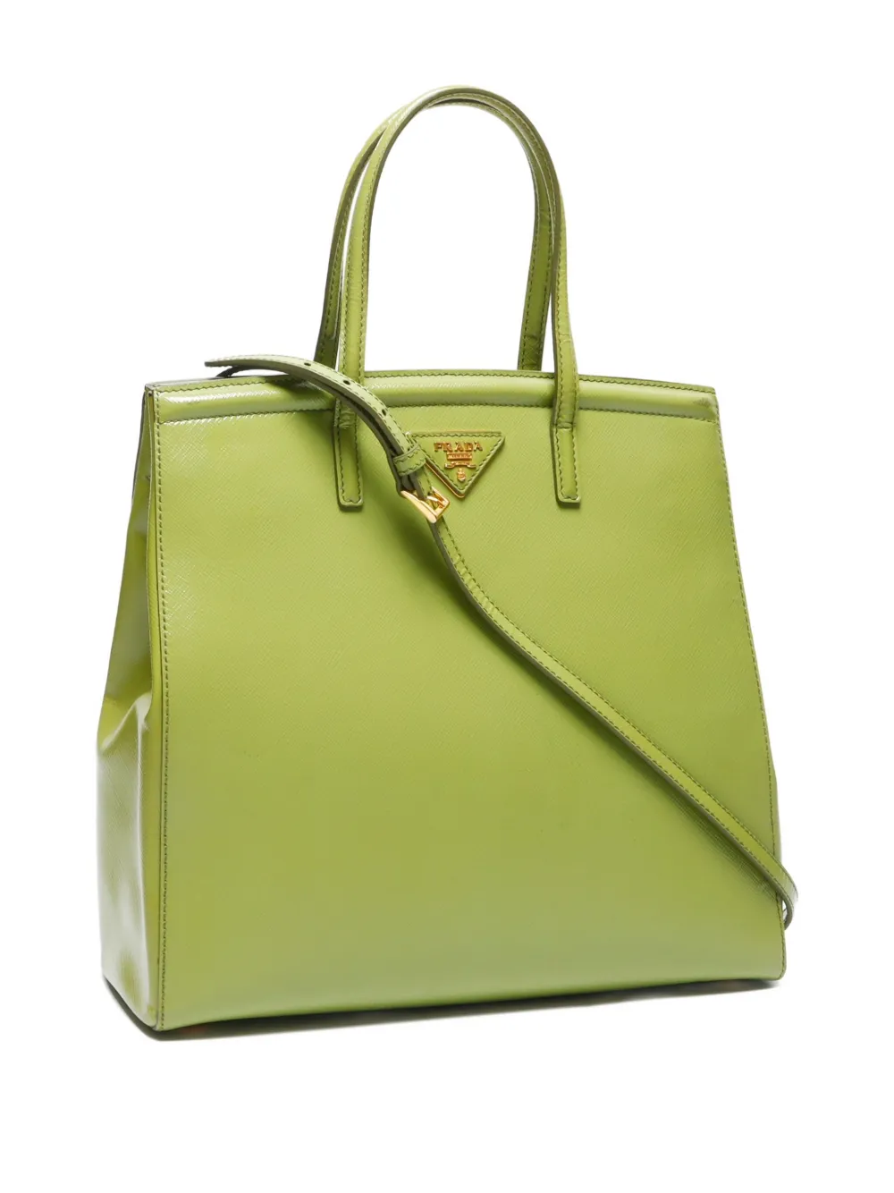 Pre-owned Prada 2000-2020 Triangle-logo Handbag
