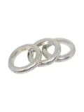 CHANEL Pre-Owned 1990-2000s sterling silver rings (set of three)