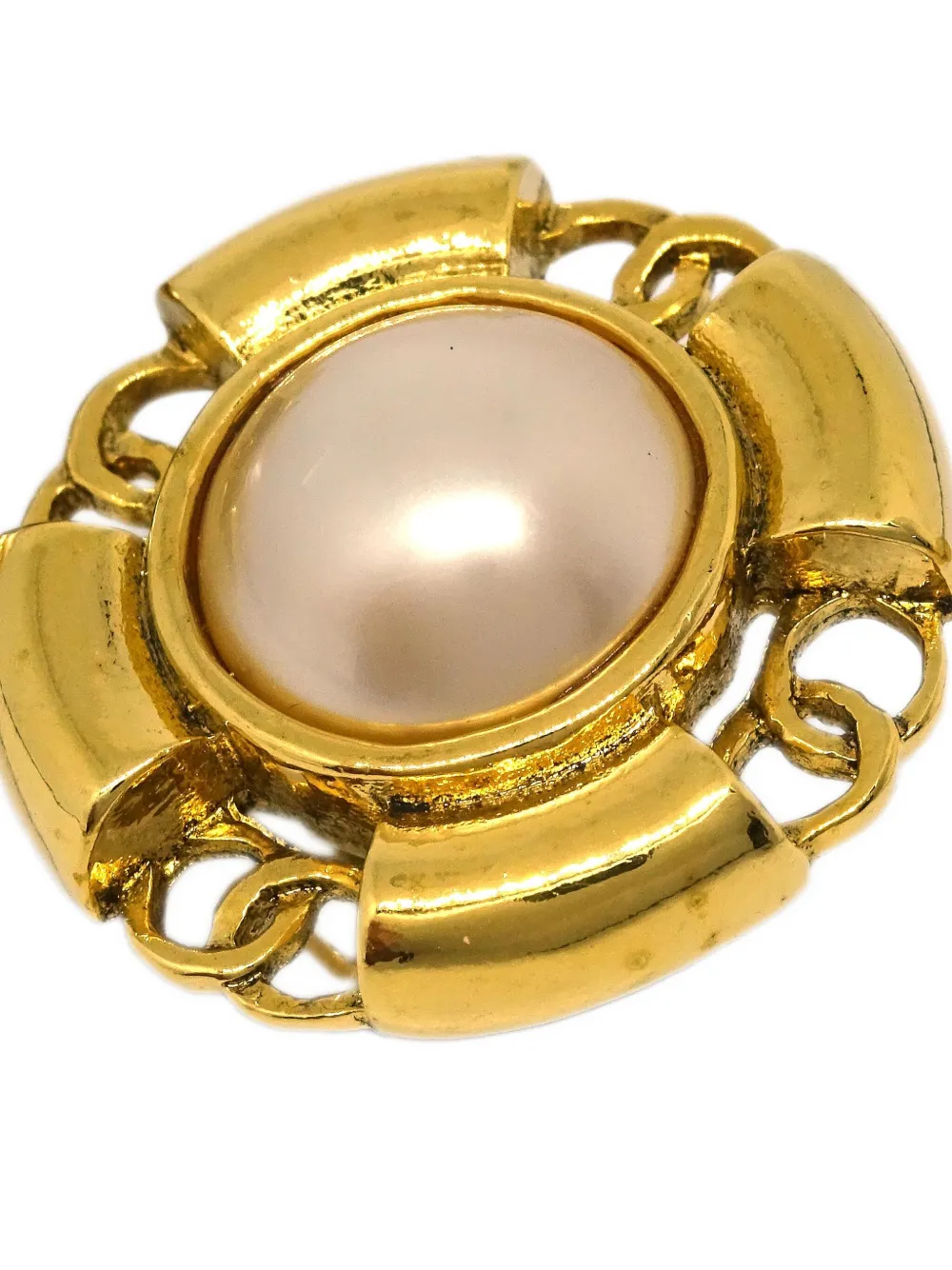 Pre-owned Chanel 1993 Pearl-embellished Clip-on Earrings