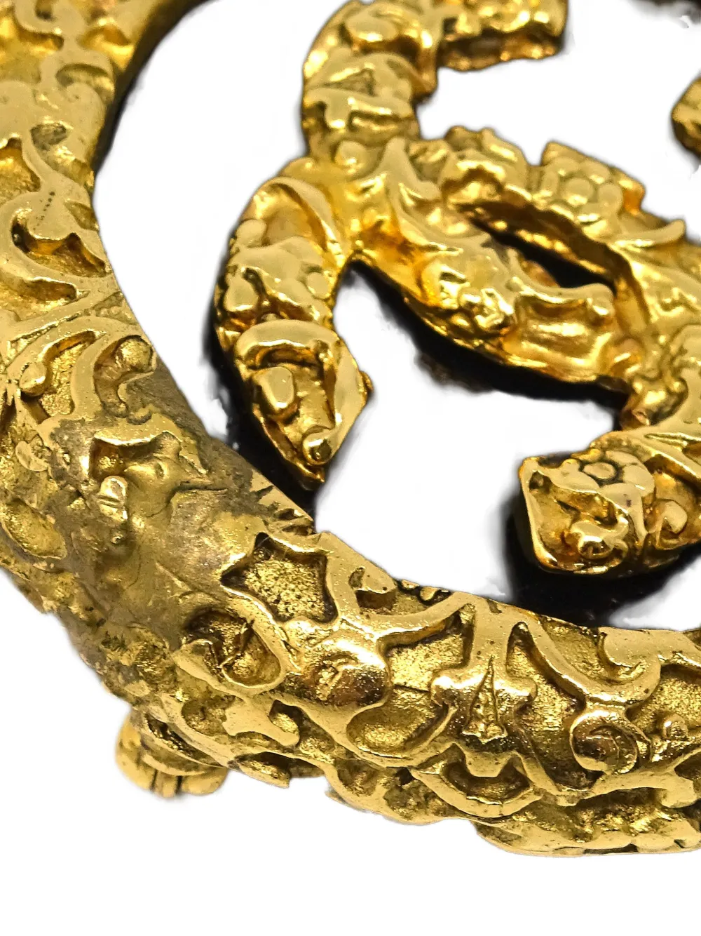 Pre-owned Chanel 1993 Cc Logo Brooch