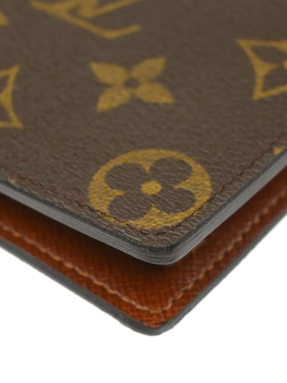 Pre-owned Louis Vuitton Monogram Canvas Bifold Wallet In Brown