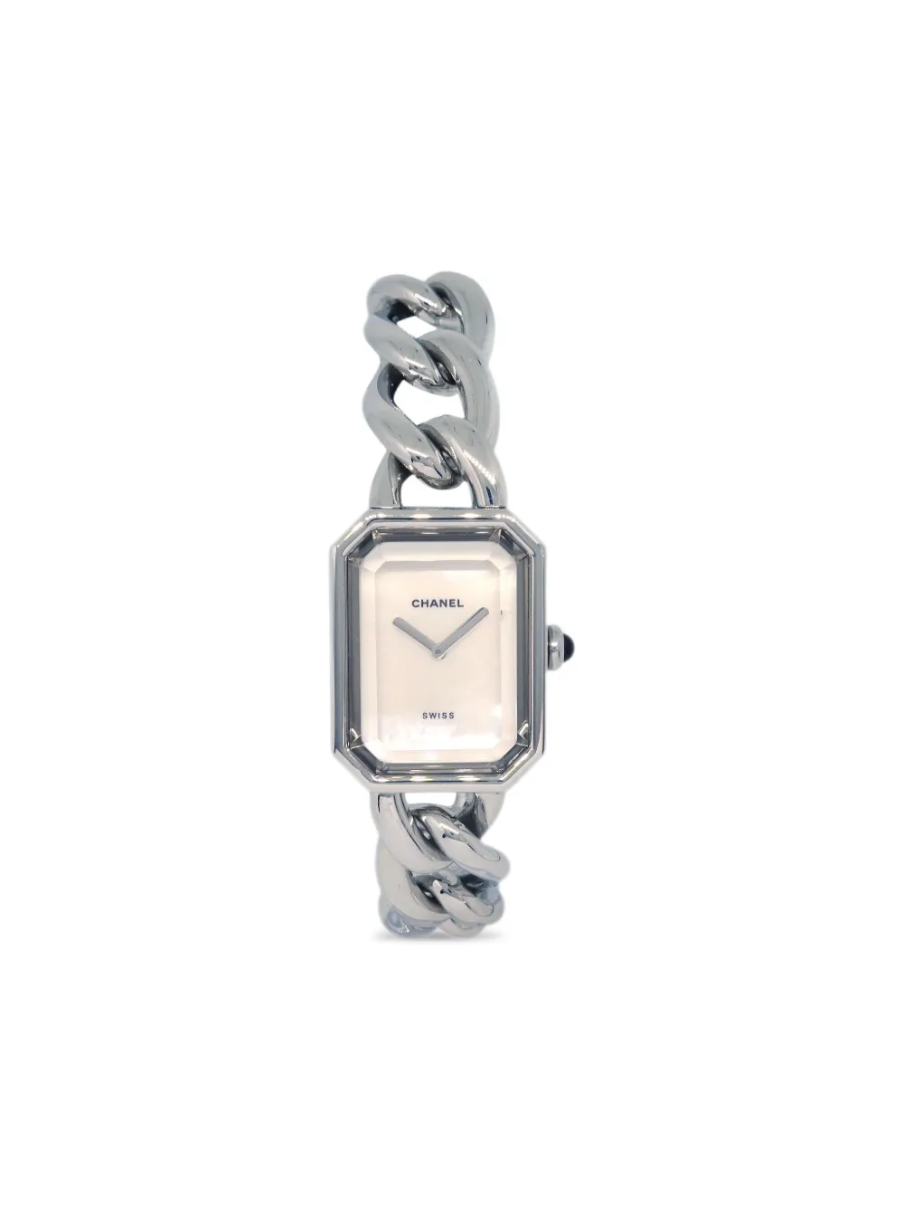 CHANEL Pre-Owned octagonal dial chain bracelet watch | White | Image 1