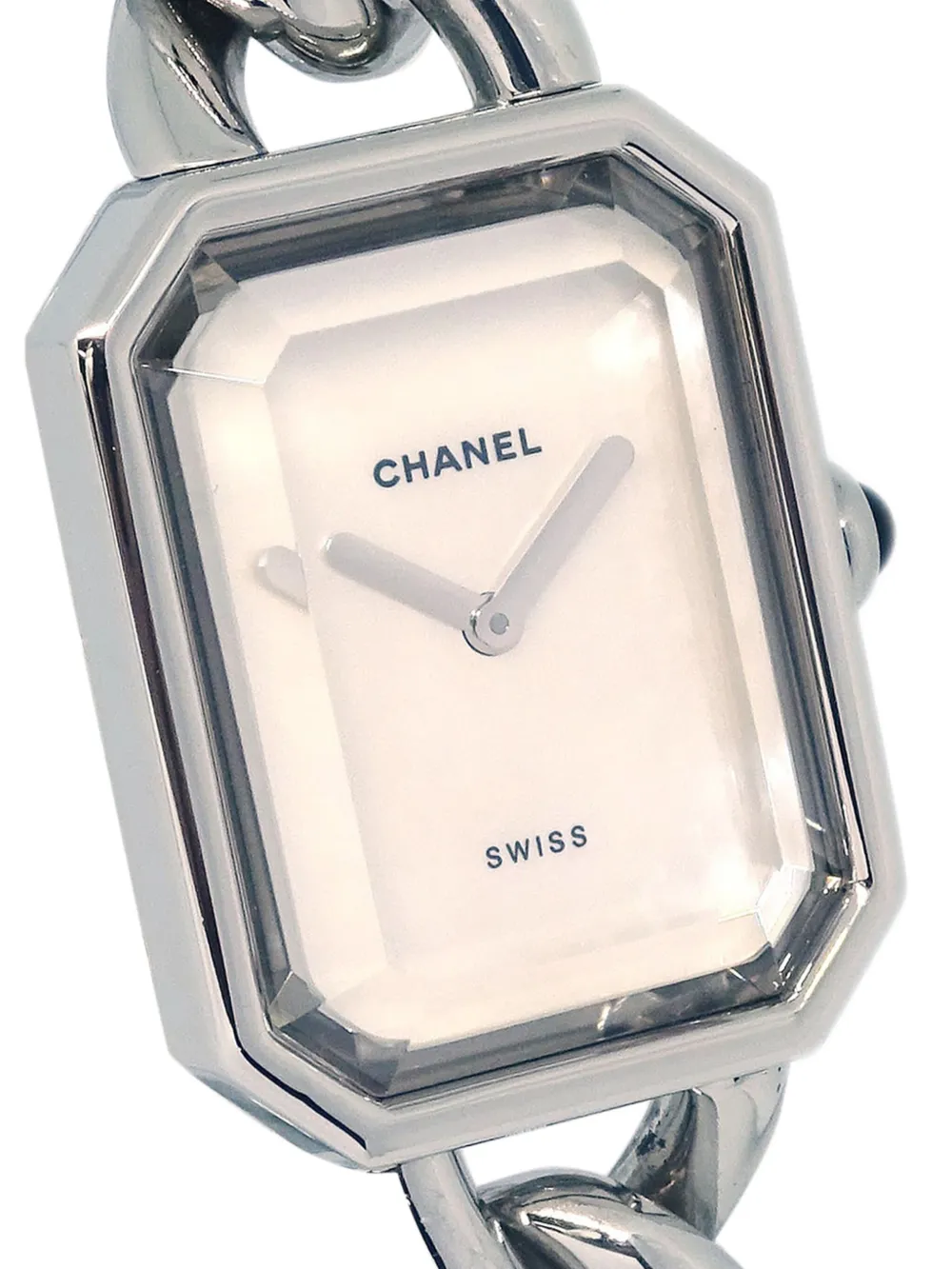 CHANEL Pre-Owned octagonal dial chain bracelet watch | Pre-Owned Dress Watches | Image 2