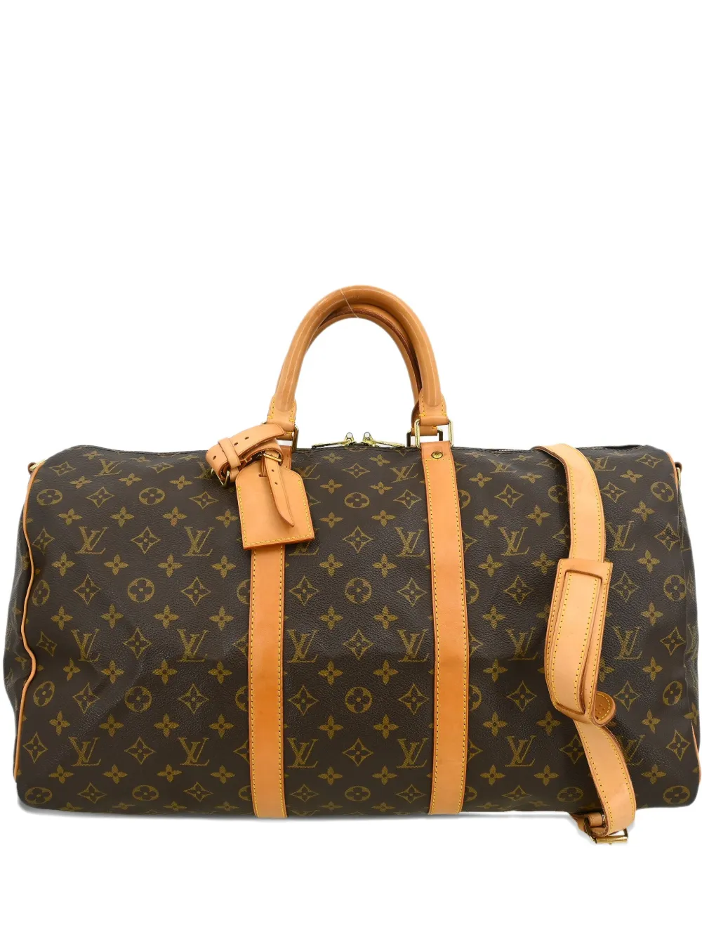 Louis Vuitton Pre-Owned 1994 キーポル バンドリエール 50 ダッフルバッグ - ブラウン Louis Vuitton Pre-Owned 1994 キーポル バンドリエール 50 ダッフルバッグ - ブラウン