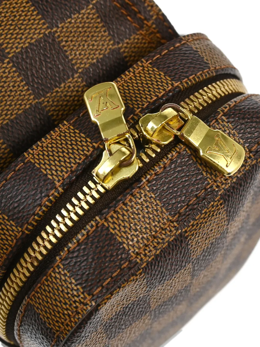 Pre-owned Louis Vuitton 2003 Geronimo Cross Body Bag In Brown