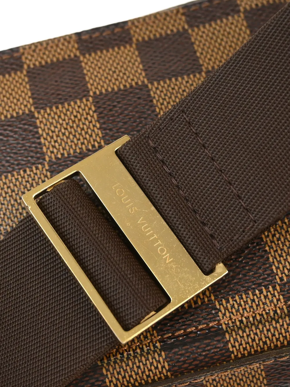 Pre-owned Louis Vuitton 2003 Geronimo Cross Body Bag In Brown