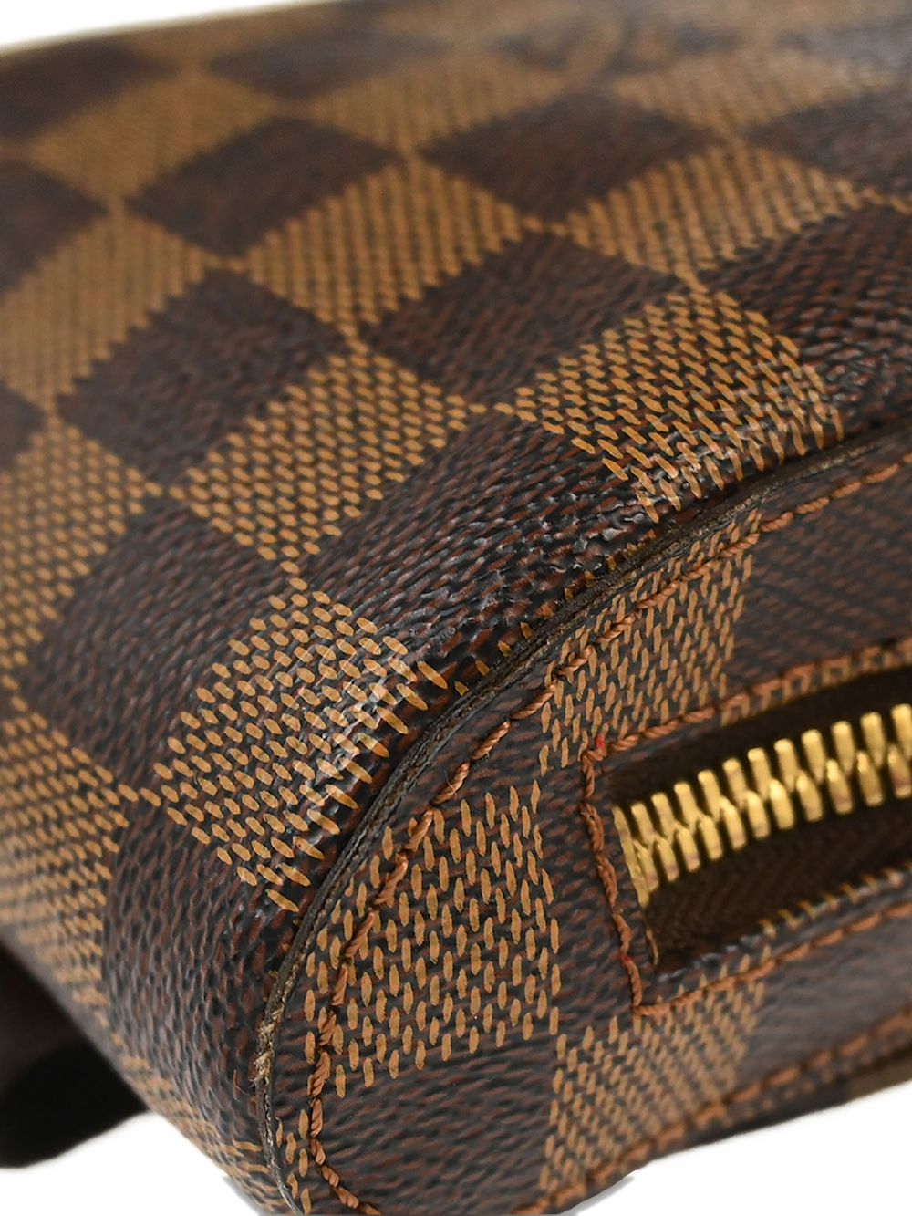 Pre-owned Louis Vuitton 2003 Geronimo Cross Body Bag In Brown