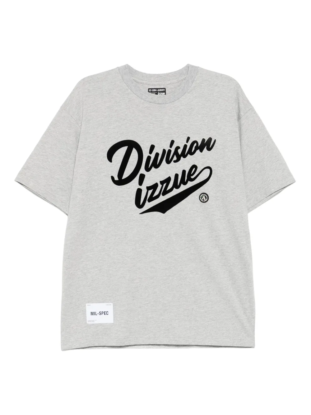 Izzue T-shirt met logoprint Grijs