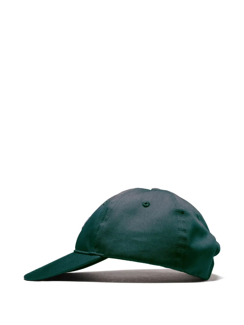 A BATHING APE Pet met geborduurd logo Groen