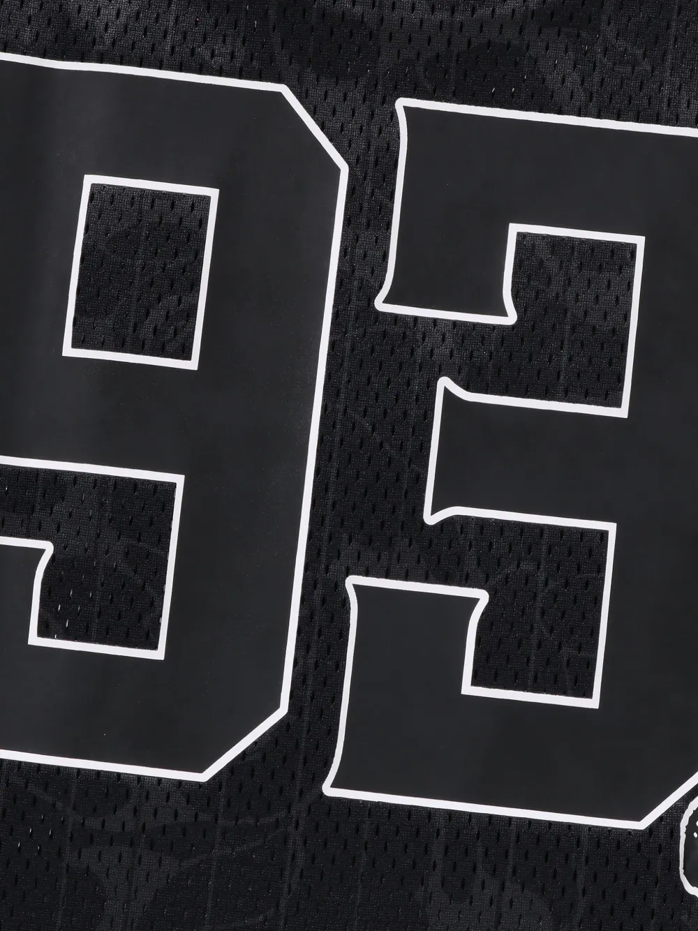 A BATHING APE Jersey met logo-applicatie Zwart