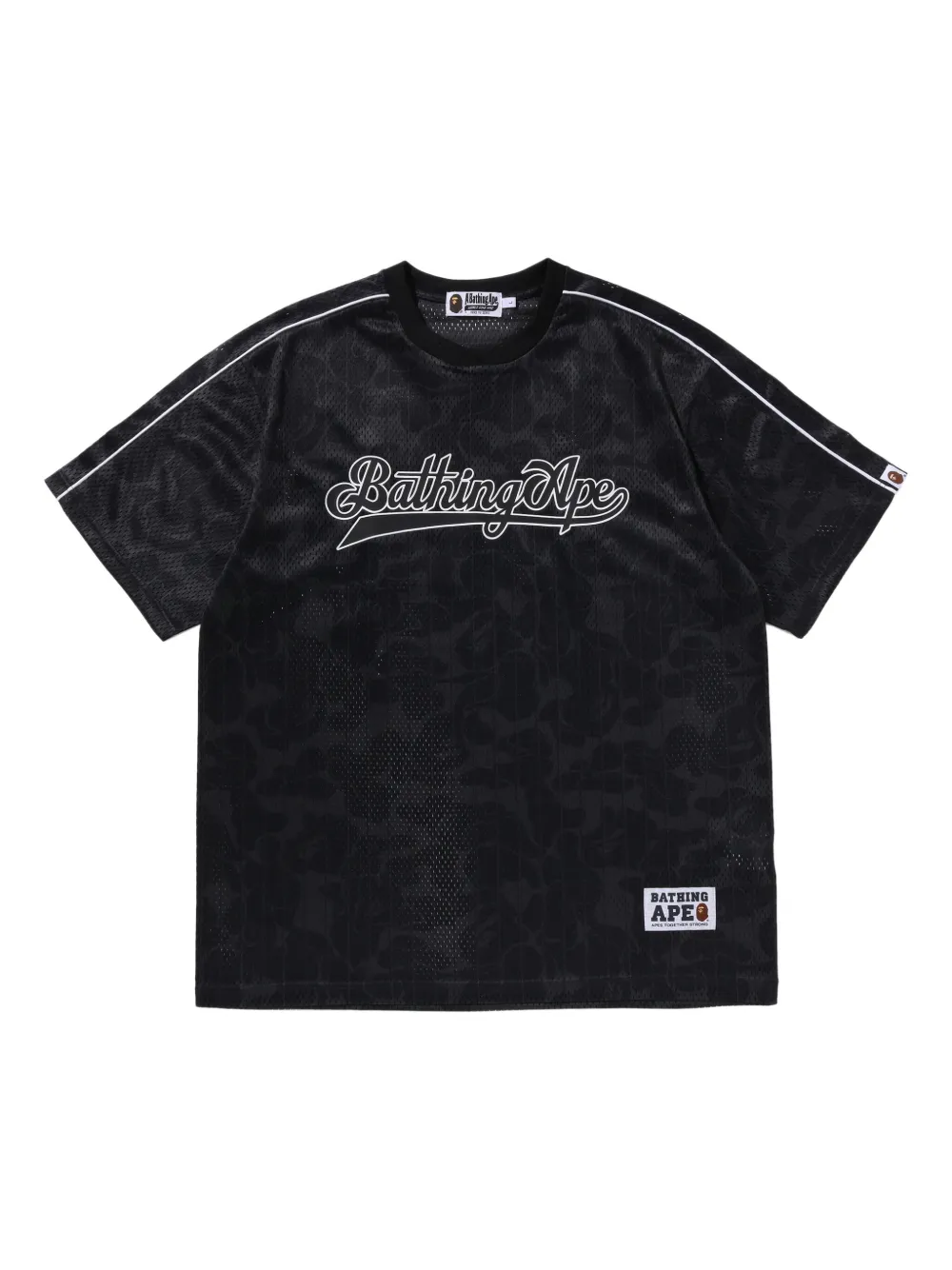 A BATHING APE® suéter con aplique del logo | negro | Image 1