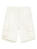 izzue logo-patch cargo shorts - Neutrals