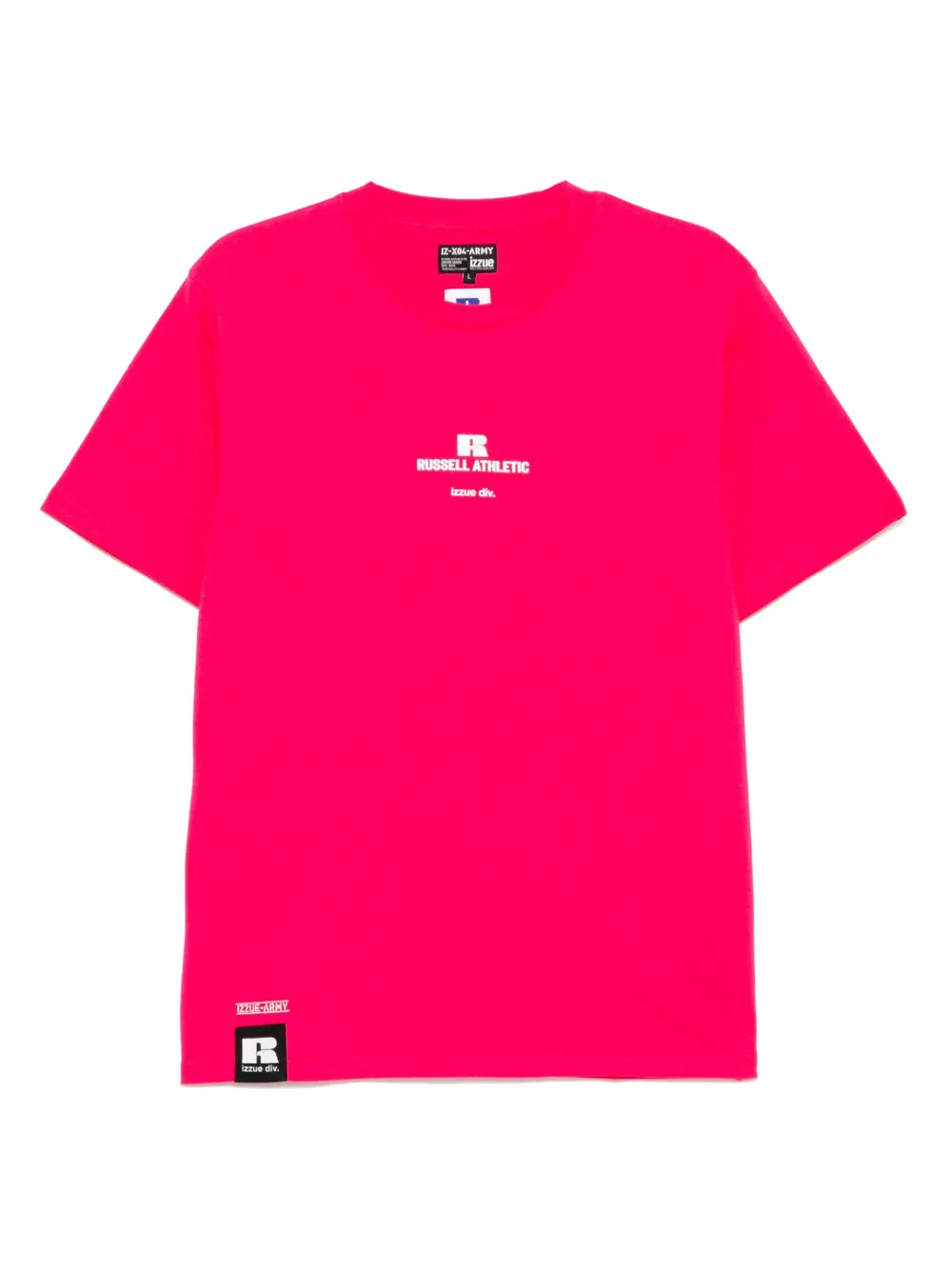 Izzue T-shirt met logoprint Roze