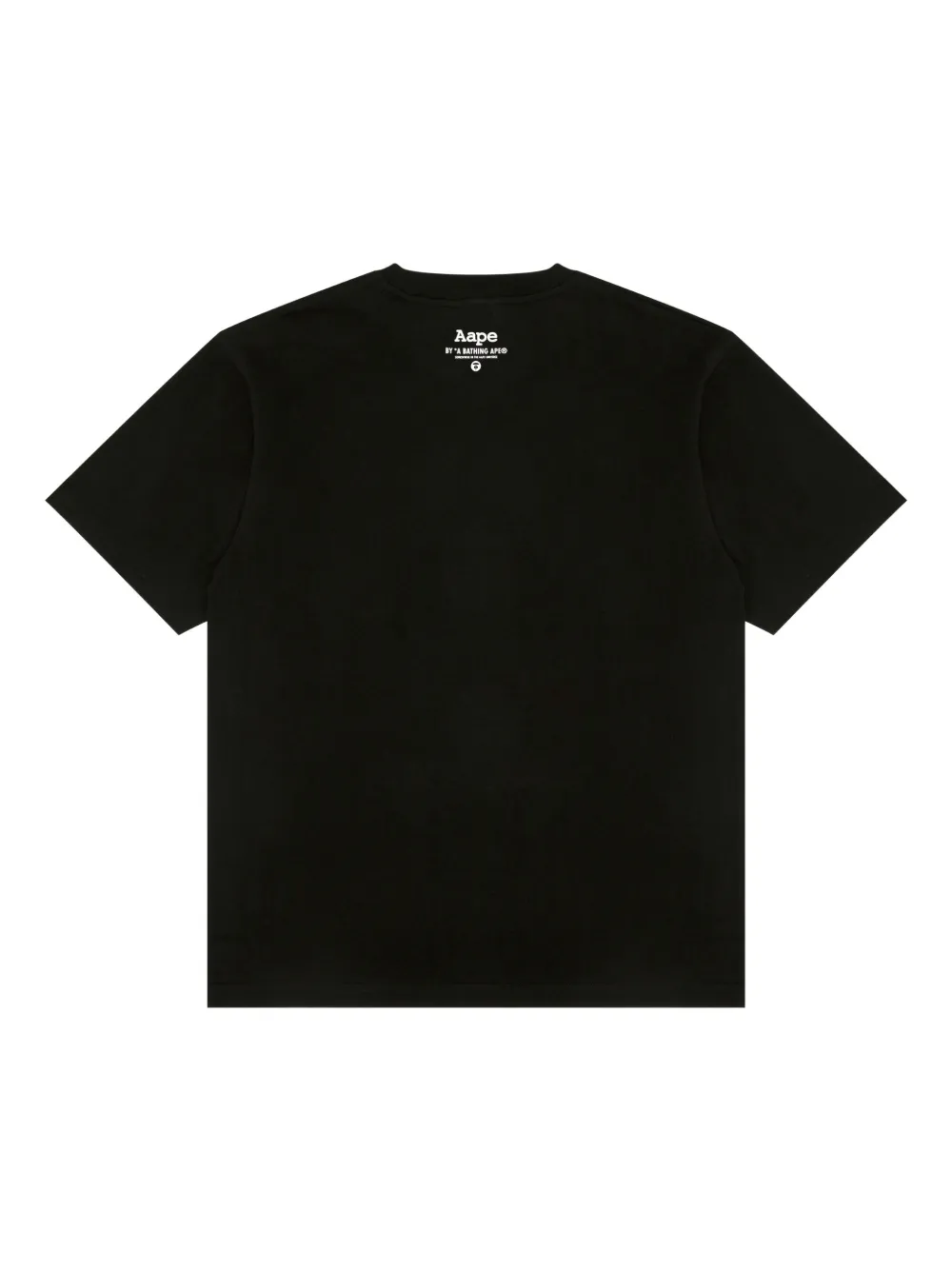 AAPE BY *A BATHING APE logo-print T-shirt - Zwart
