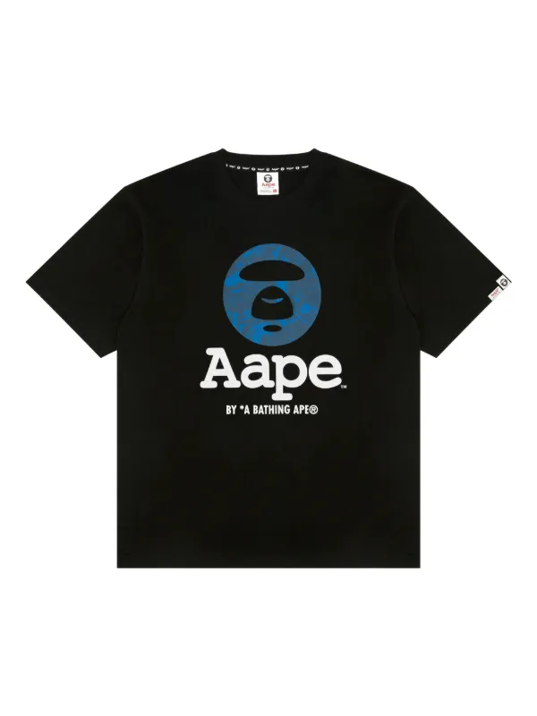 AAPE BY *A BATHING APE® logo-print T-shirt Black FARFETCH