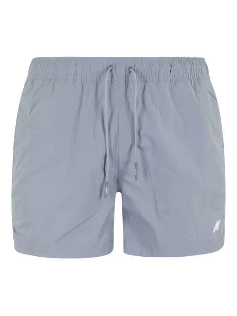 K-Way logo-patch swim shorts