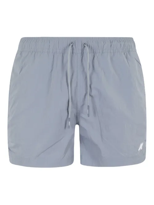 Short de bain à patch logo - K-Way - Modalova
