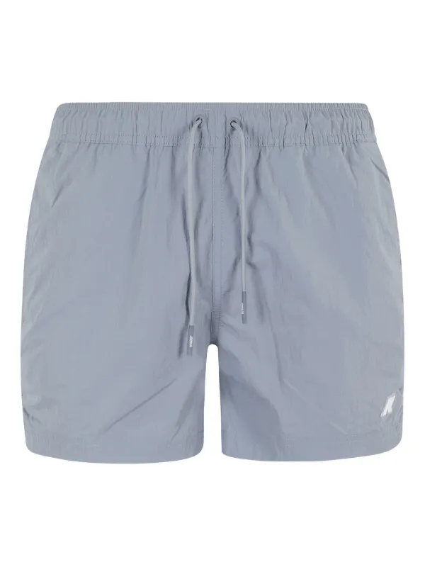 ◆完売前に◆【 】ロゴ トランクス水着 K-Way ロゴ トランクス水着 | グレー | FARFETCH JP