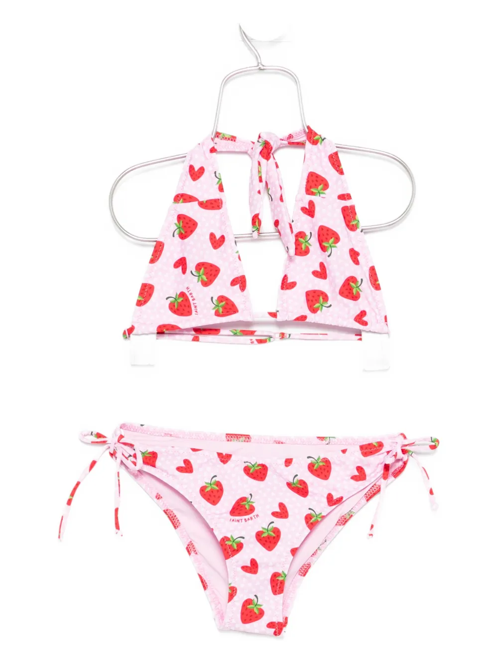 MC2 Saint Barth Kids strawberry-print bikini Roze
