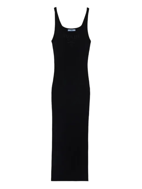 Prada ribbed midi dress