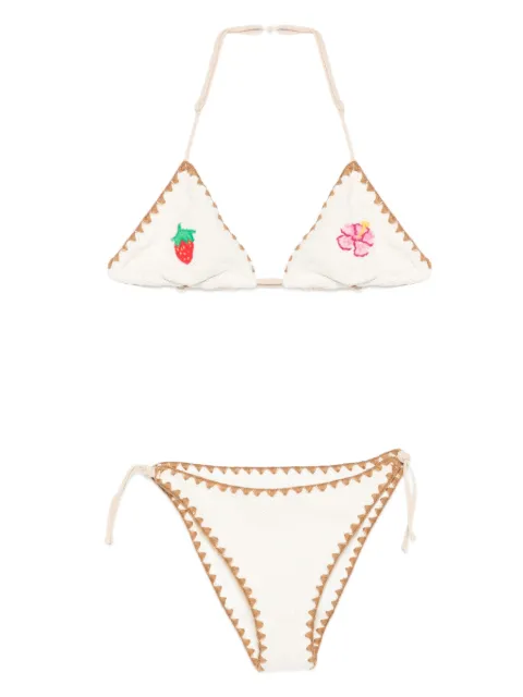 MC2 Saint Barth Kids Holly crochet-trim bikini