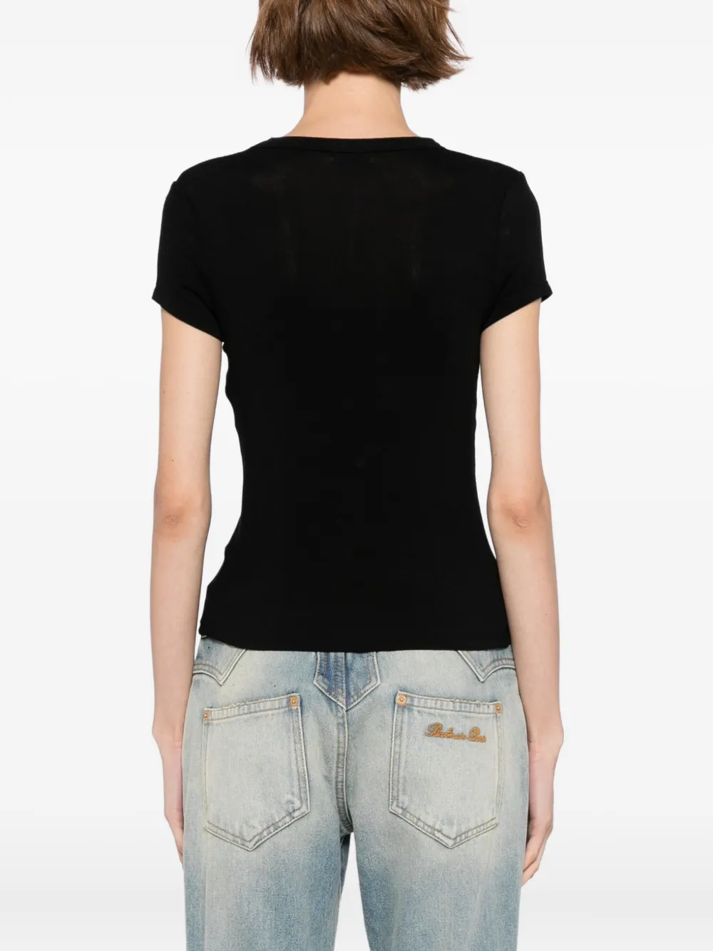 St. Agni Jersey Baby T-shirt Zwart