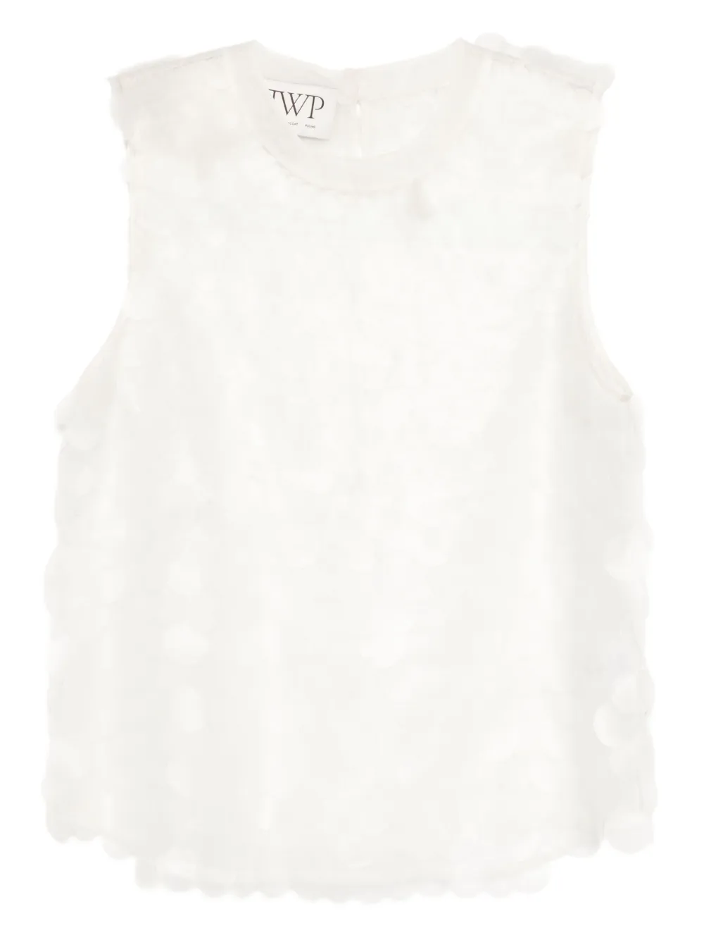 TWP Shell top Wit
