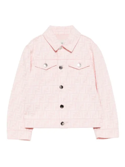 Fendi Kids Giacca con stampa monogramma