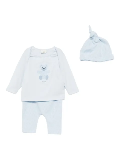 Fendi Kids طقم أطفال بطبعة شعار الماركة