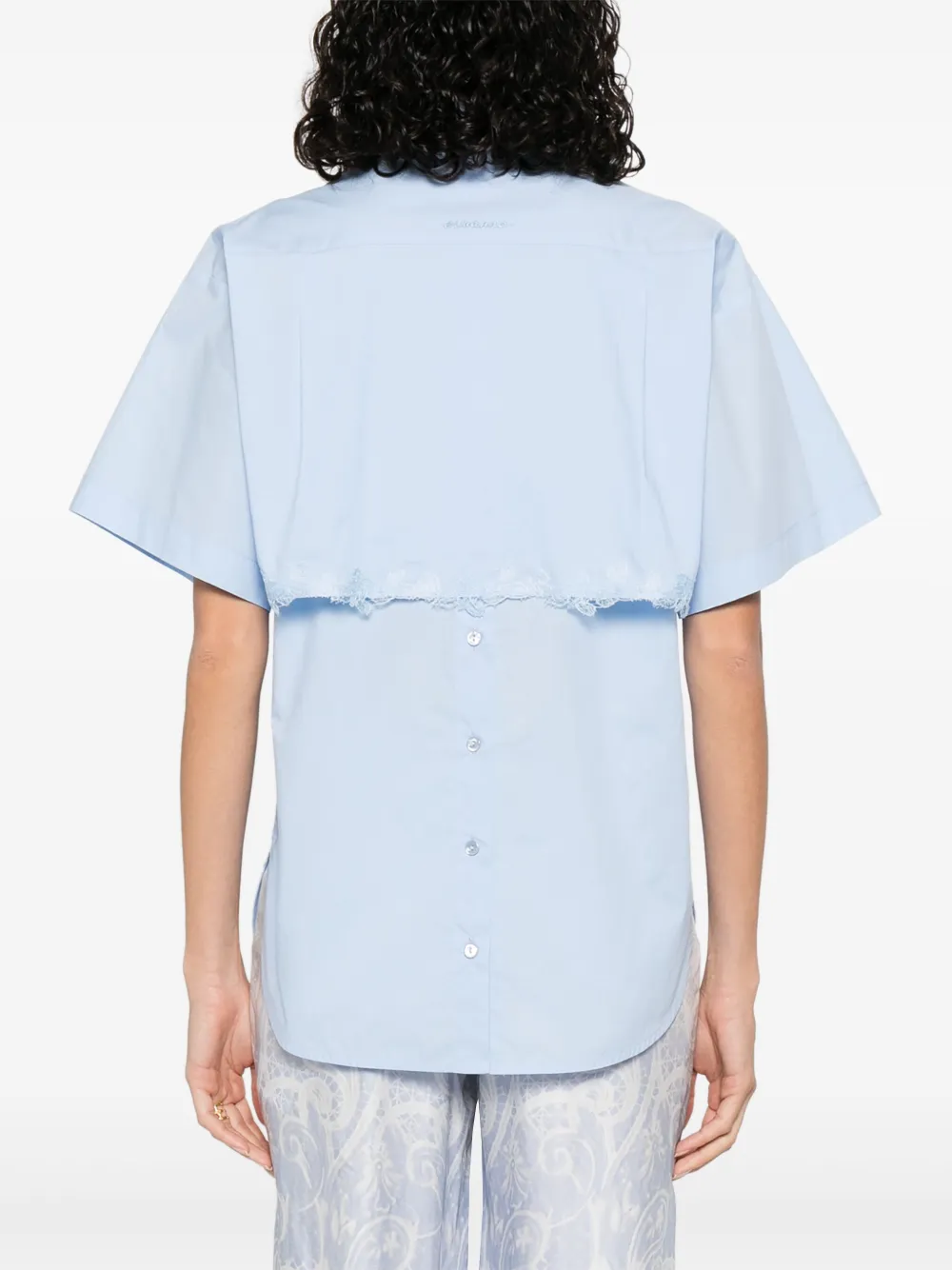 ERMANNO FIRENZE Katoenen shirt Blauw