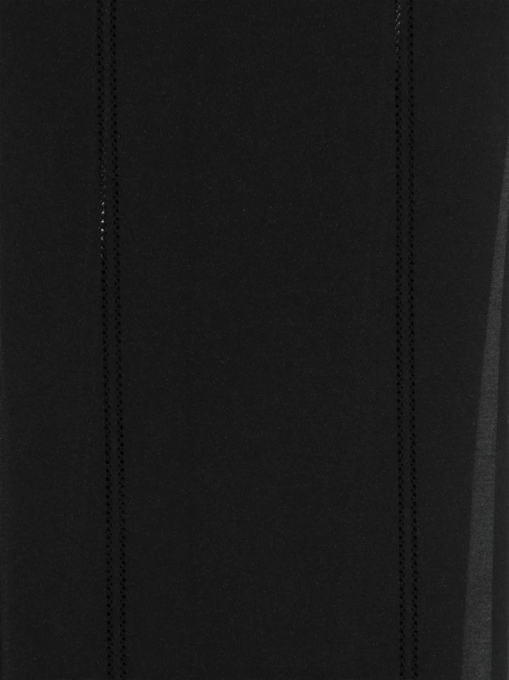 ERMANNO FIRENZE Sjaal met pointelle-detail - Zwart