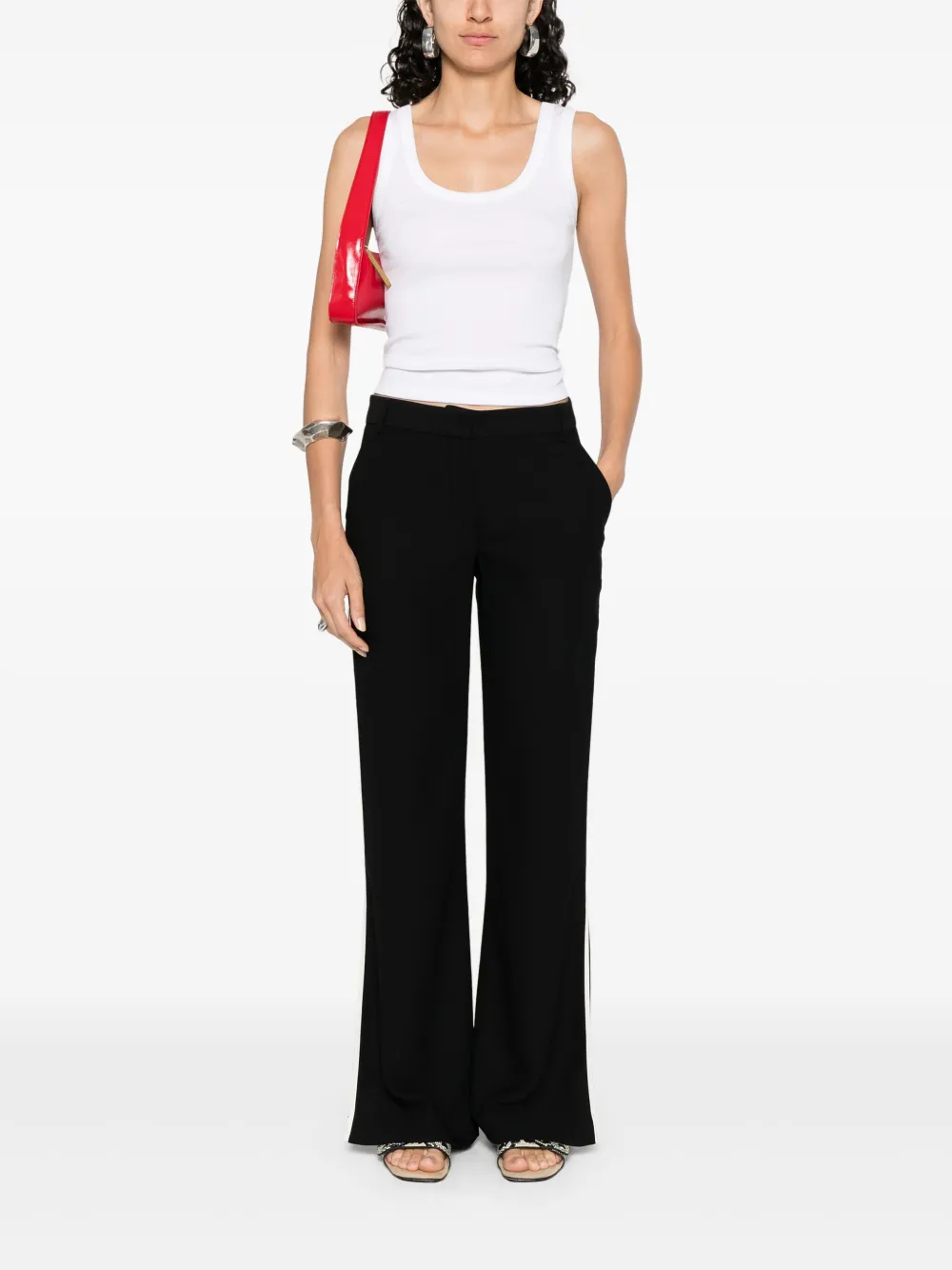ERMANNO FIRENZE Straight broek - Zwart