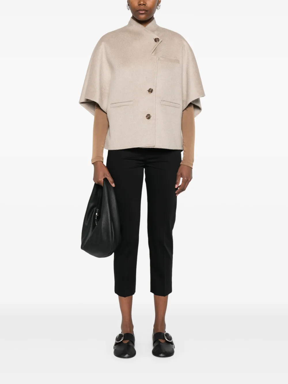 Max Mara high-waisted trousers - Zwart