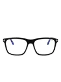 TOM FORD Eyewear rectangular-frame glasses - Black