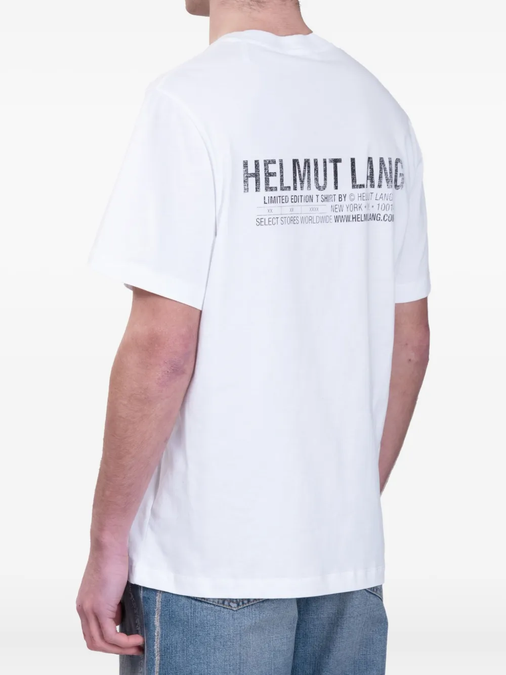 Helmut Lang T-shirt Wit