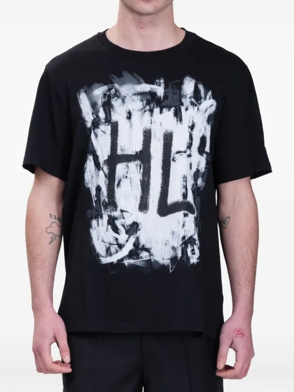 [送料無料 関税込] Helmut Lang Scribble T-Shirt Tシャツ Helmut Lang Scribble T-shirt | Black | FARFETCH